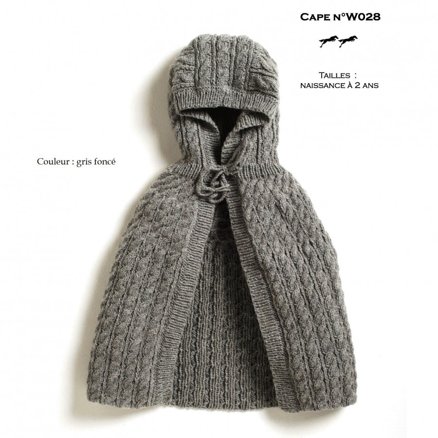 Cape w028 gris foncé