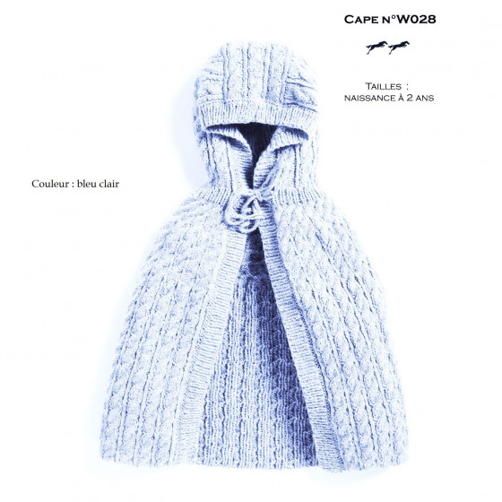 Cape w028 bleu clair