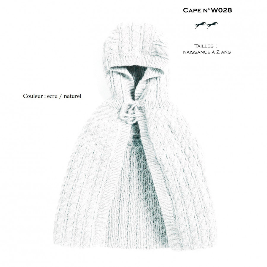 Cape w028 ecru naturel