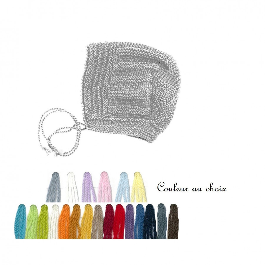 Béguin vintage laine couleur au choix Béguin vintage laine couleur au choix