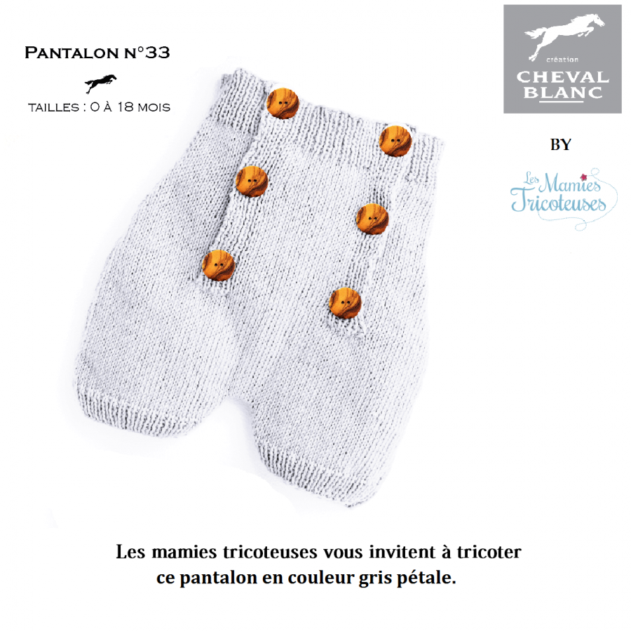 variante Pantalon 33 gris petale