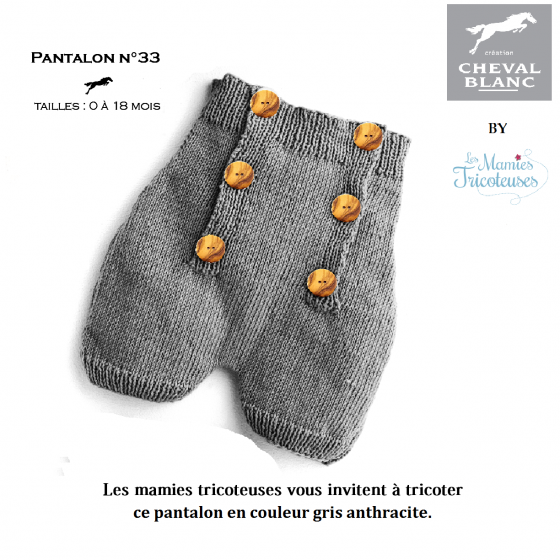 variante Pantalon 33 gris anthracite