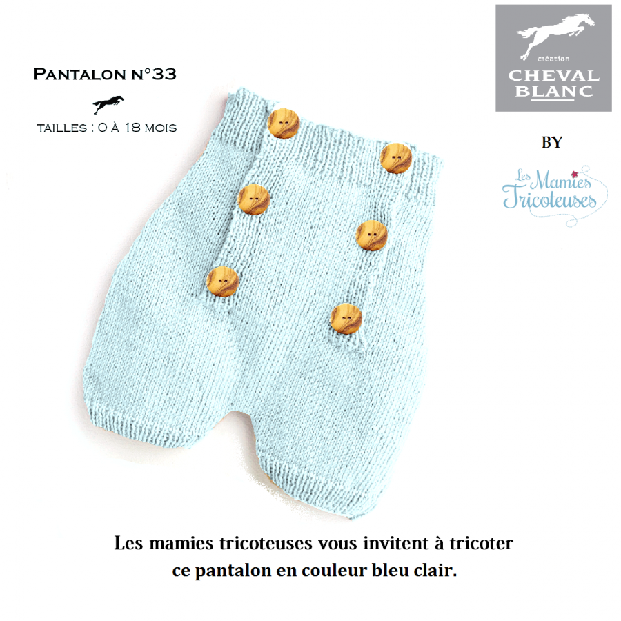 variante Pantalon 33 bleu clair