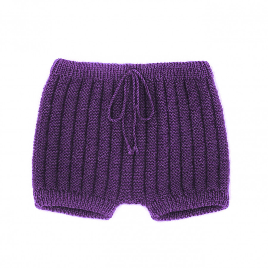 Culotte courte violet