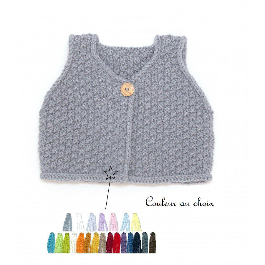 Gilet de berger bébé au choix Gilet de berger bébé au choix