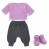 Ensemble de Naissance parme anthracite