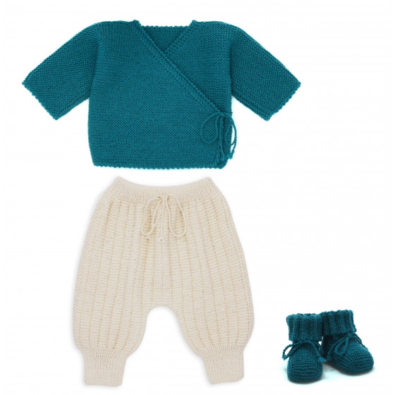 Ensemble de Naissance canard ecru