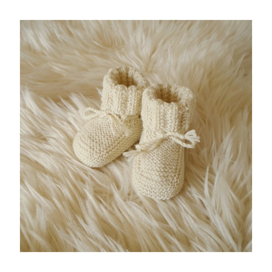 Chaussons bébé - Laine mérinos - Sundays Kids Store