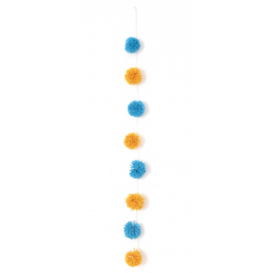 Guirlande de pompons pop Guirlande de pompons pop