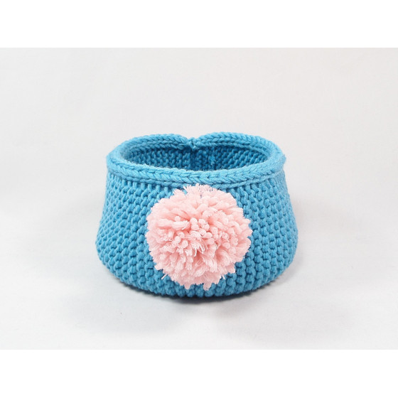 accessoire amovible : pompon rose clair