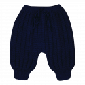 Pantalon Sarouel bleu marine laine mérinos