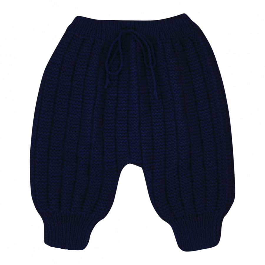 Pantalon Sarouel bleu marine laine mérinos