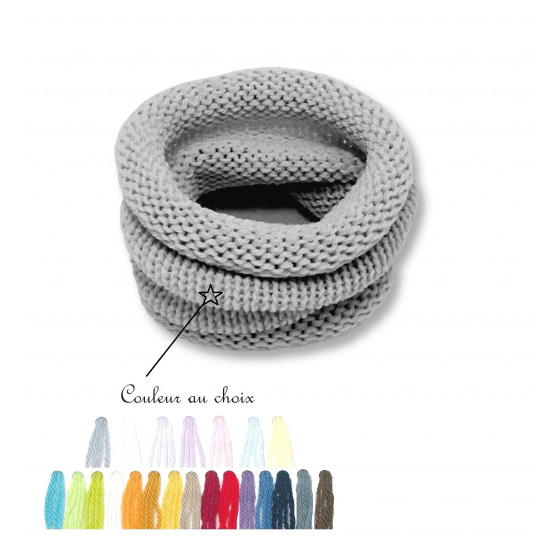 Tour de cou / snood Couleur au choix