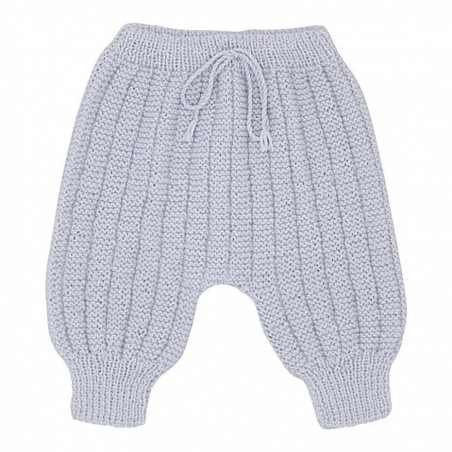Pantalon Sarouel bébé laine gris clair
