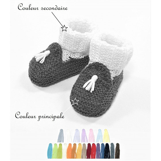 Chaussons Mocassins couleurs au choix