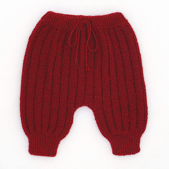 Pantalon Sarouel bébé rouge