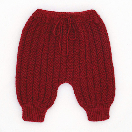 Pantalon Sarouel bébé rouge