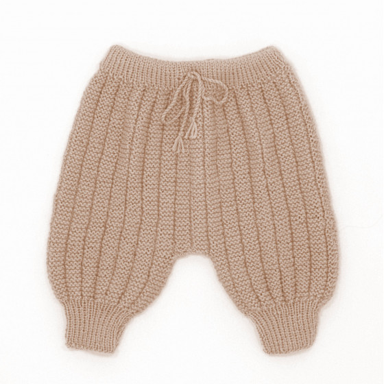 Pantalon Sarouel bébé laine beige