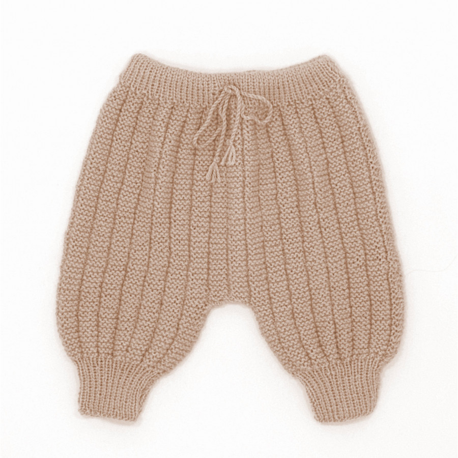 Pantalon Sarouel bébé laine beige