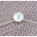Bouton rond Naturel