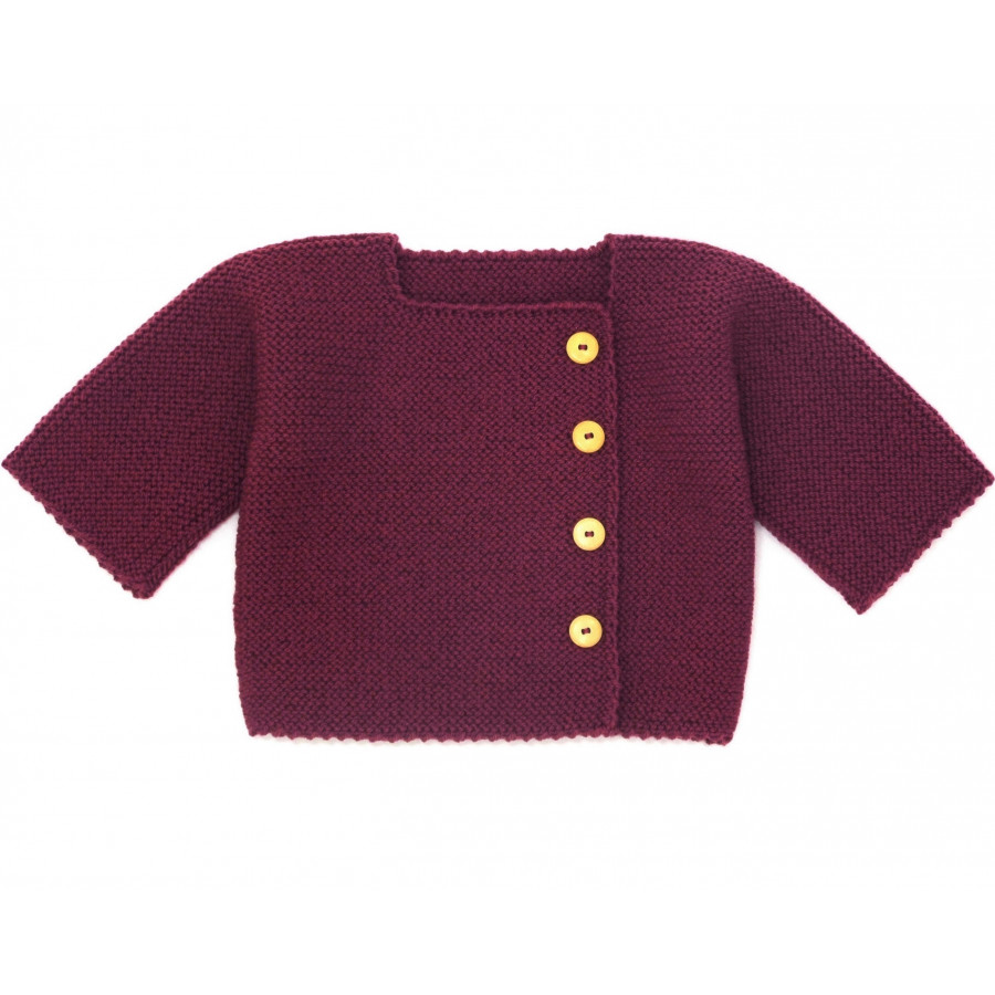 Gilet Asymétrique prune Gilet Asymétrique prune