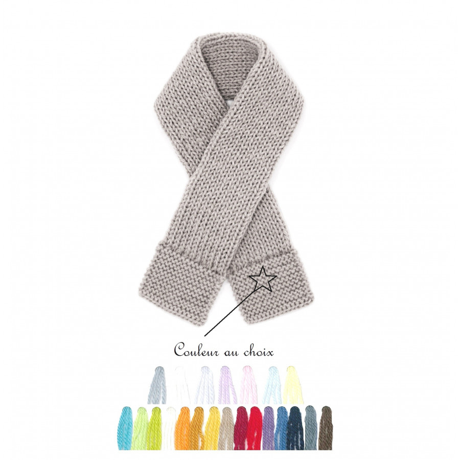 Echarpe bébé laine couleur au choix Echarpe bébé laine couleur au choix